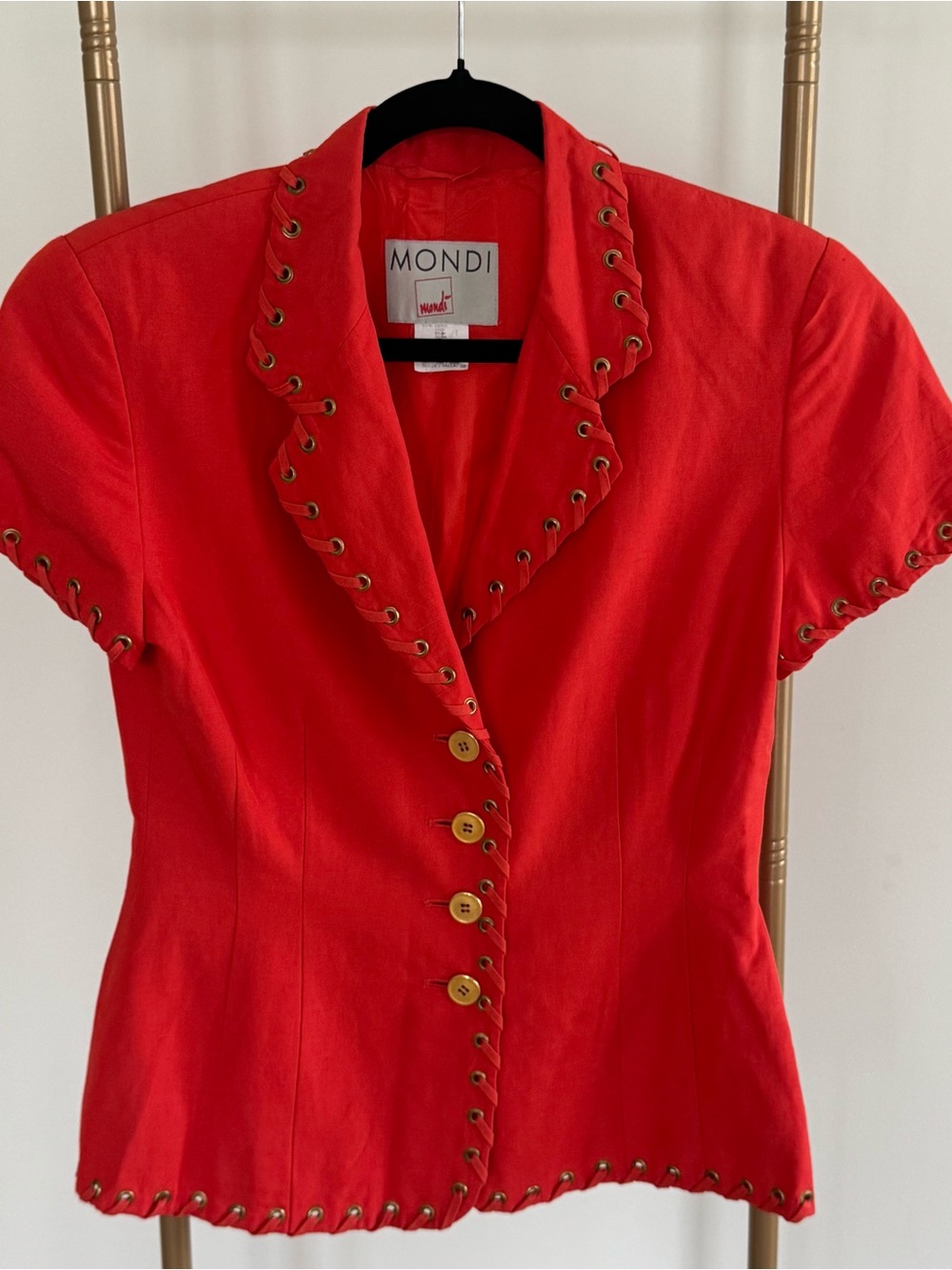 Mondi Bright Red Lined Jacket